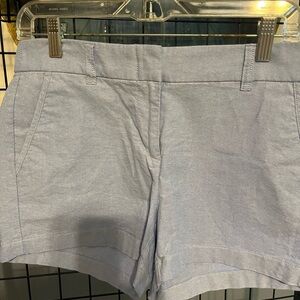 J. Crew Blue Bermuda Shorts Classic Cotton Blend